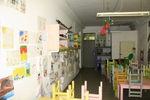 A play room for the children, unfortunately it can only be used when we have volunteers or all the equipment will be stolen.